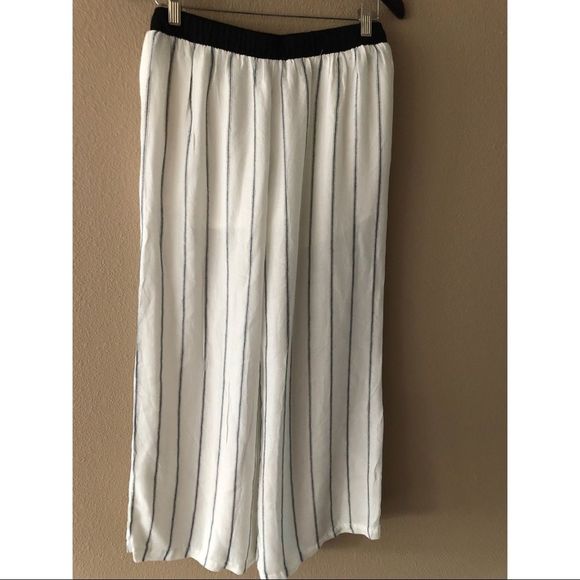 Striped wide leg lounge pants - Picture 5 of 6